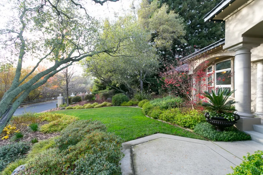 Completed front landscape