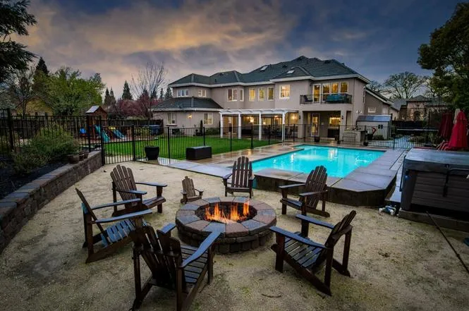 Completed backyard landscape renovation